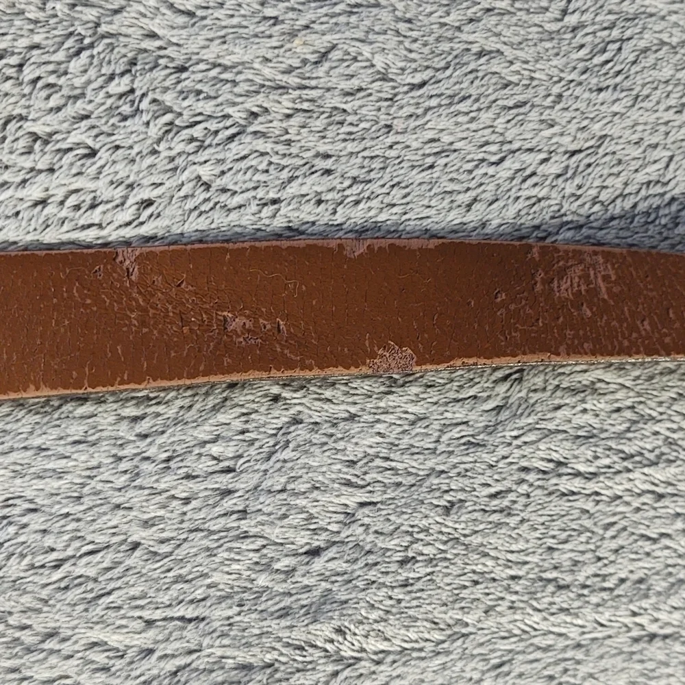 Lejon Genuine Leather Snakeskin Belt Sz 38